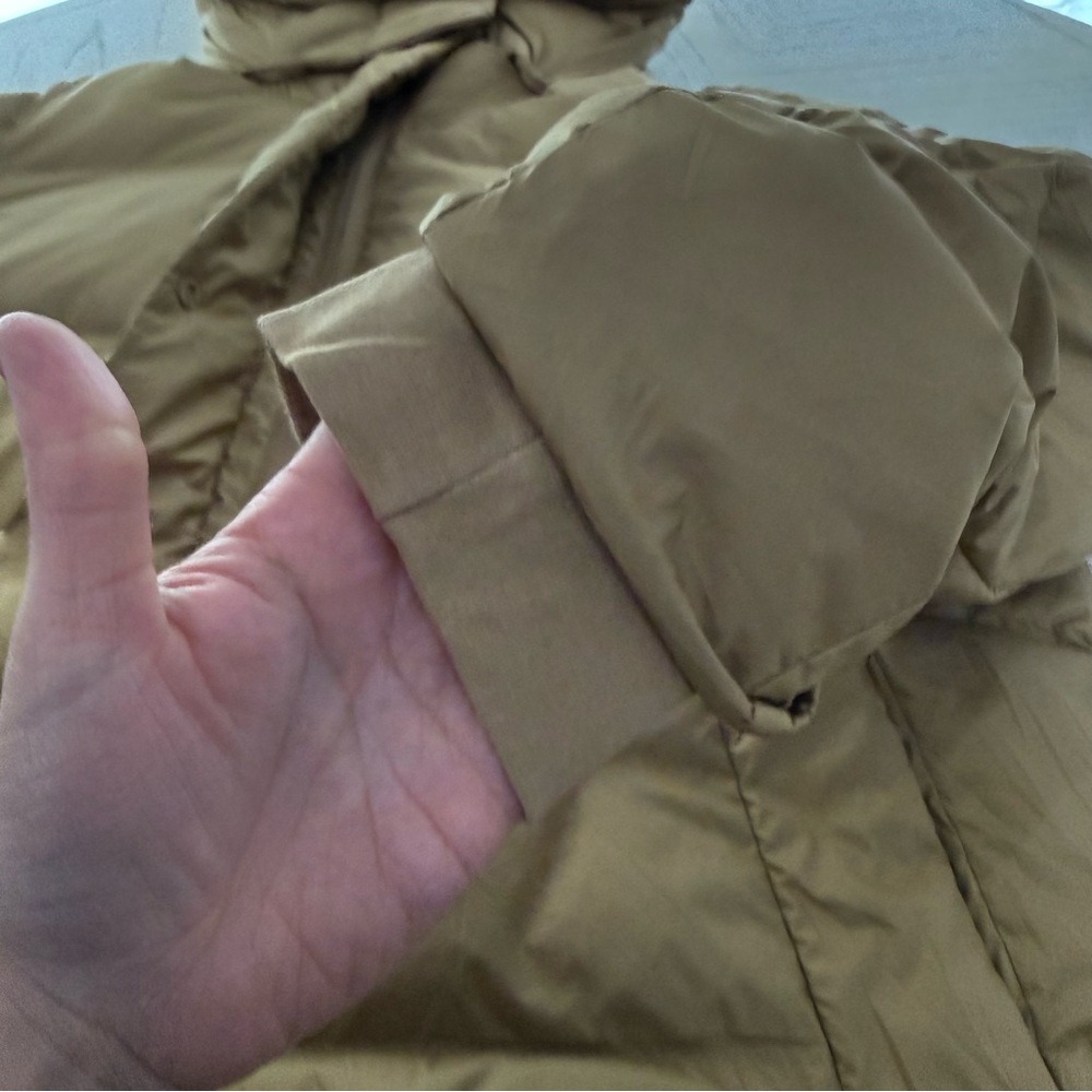 Lululemon Wunder Puff Jacket Size 10 Bold Beige - Picture 4 of 15